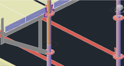 Scaffold design closeup