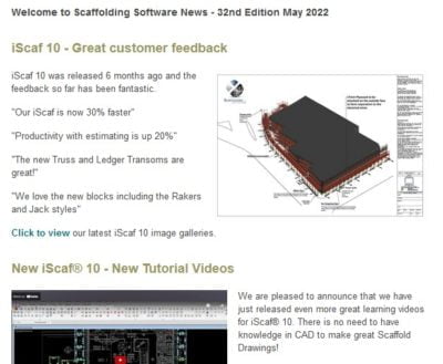 Scaffolding Software News 32nd Edition May 2022
