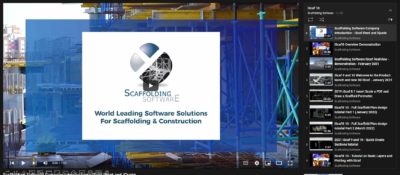 Scaffolding Software iScaf® Training Playlist